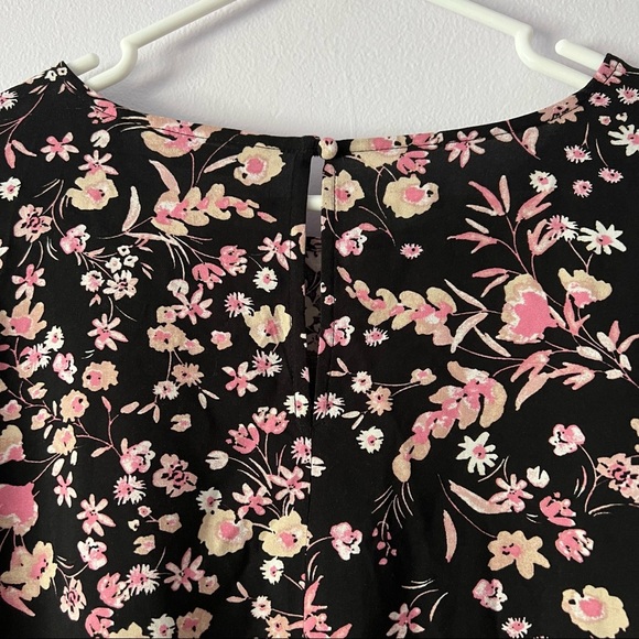 🍉 NWT b.young Floral Puffy Sleeve Blouse - Picture 8 of 12